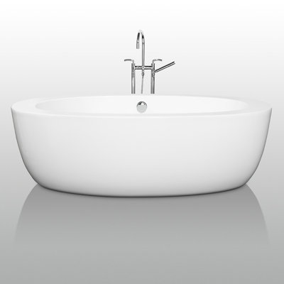 Wyndham Collection UVA 71" x 35" Soaking Bathtub