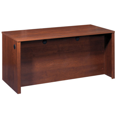 Bestar Embassy L-Shaped Executive Workstation with Assembled Pedestal