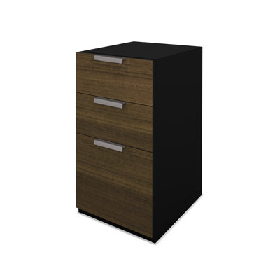 Bestar Pro-Concept L-Shaped Executive Workstation with High Hutch