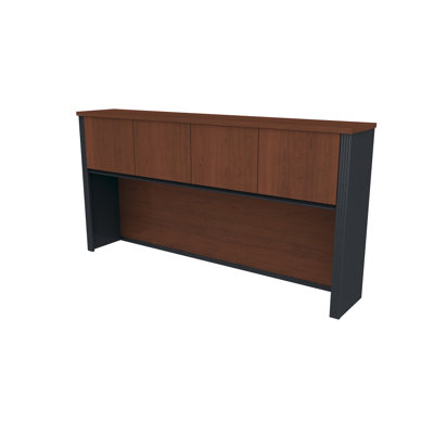 Bestar Prestige Laminate Credenza and Optional Hutch Kit