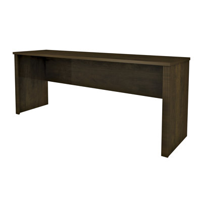 Bestar Prestige Laminate Credenza and Optional Hutch Kit