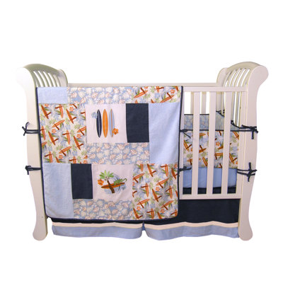 Trend Lab Surf's Up Crib Bedding Set