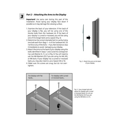Ready Set Mount Universal Plasma/LCD Wall Mount for 23" to 37" Screens in Black