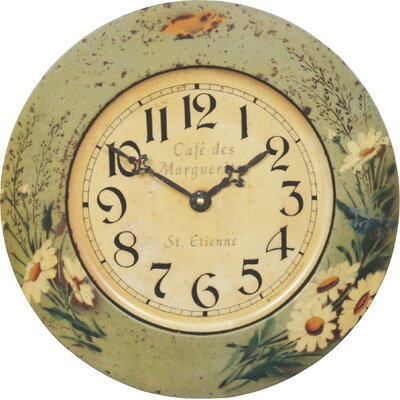  - Roger-Lascelles-Clocks-French-Tin-Daisy-Wall-Clock