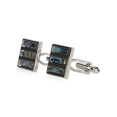 Cuff-Daddy Abalone Cufflinks
