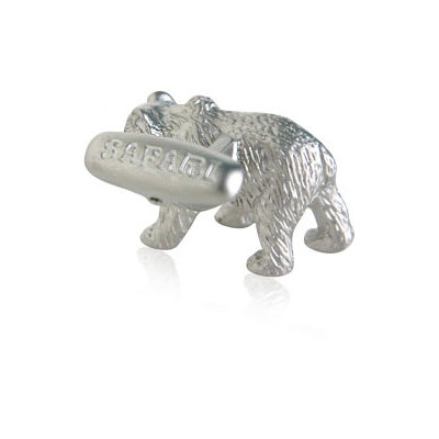 Safari Cufflinks Bear Cufflinks with Swarovski Eyes