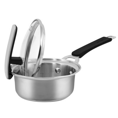 Pyrex Stainless Steel Saucepan with Lid