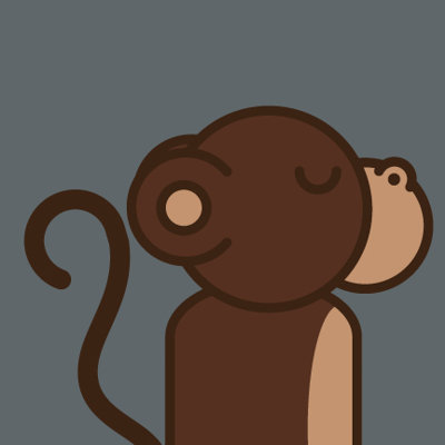 ModTots Animals Monkey Print