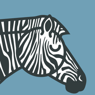 ModTots Animals Zebra Print