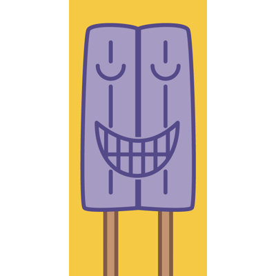 ModTots Sweets and Confections with Popsicles Painting