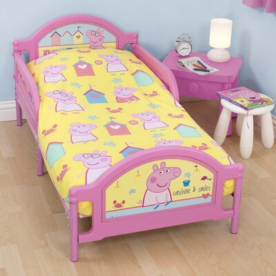 Character World Peppa Pig Seaside Toddler Bed Frame
