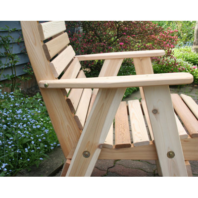 Creekvine Designs Cedar Furniture and Accessories Country Hearts Patio Adirondack Chair