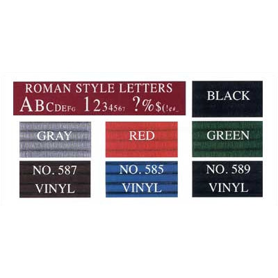 Claridge Products Storage Box filled with 100 Letters/Numbers