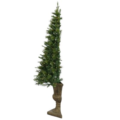 Vickerman Co. Oneco Pine 6.5' Half Potted Artificial Christmas Tree