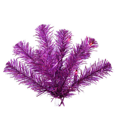 Vickerman Co. 5' Artificial Christmas Tree with 200 Mini Lights in Purple