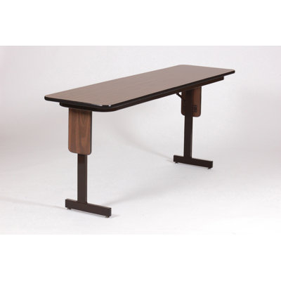 Correll, Inc. 60" W x 18" D Panel Leg Folding Seminar Table