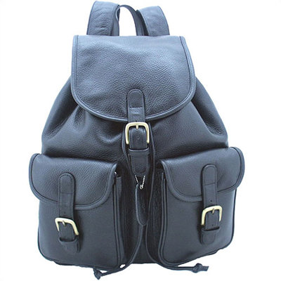 Backpack with Pockets in Black