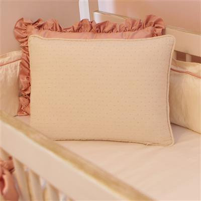 Petit Tresor Petit Ange Crib in Beige with Real Gold Leaf