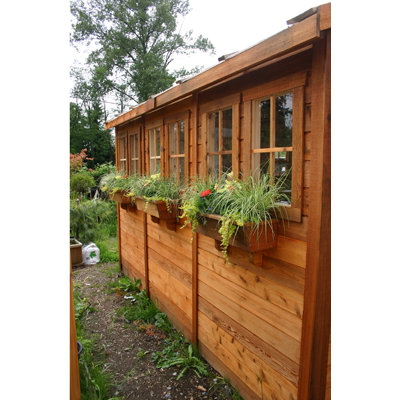 Outdoor Living Today Sunshed Wood Garden Shed