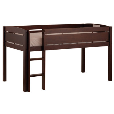 Canwood Furniture Whistler Junior Twin Low Loft Bed with Built-In Ladder