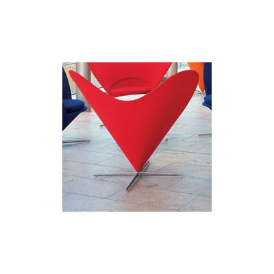 Vitra Heart Cone Side Chair by Verner Panton