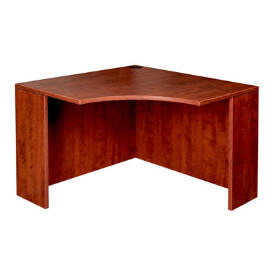 Boss Office Products Corner Table with Hutch