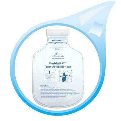 PF Waterworks FlushSMART Toilet Tank Optimizer Displacement Bag