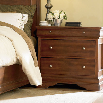 Paris Classic 3 Drawer Nightstand by Mastercraft Collections -image