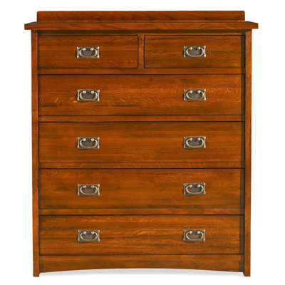 Prairie Mission 6 Drawer Chest by Mastercraft Collections -image