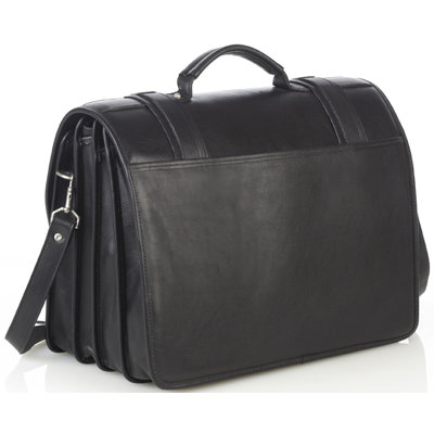 Aston Leather Quad Compartment Briefcase