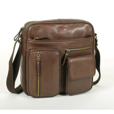 Multi Pockets Top Zipper Shoulder Bag