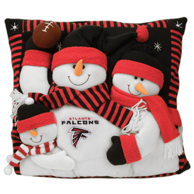 SC Sports NFL 18" Snowman Family Pillow