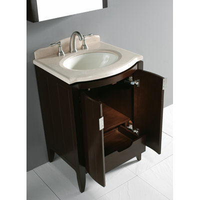 Madeli Udine 24" Bathroom Vanity Set in Walnut