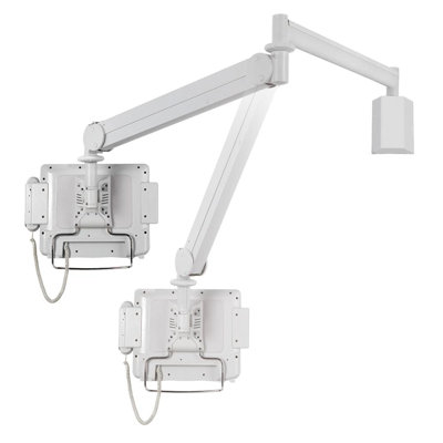 Cotytech Long Reach LCD Monitor Arm with Monitor Back Cable Cover (for flat panel 2.2 lb to 13.2 lbs)