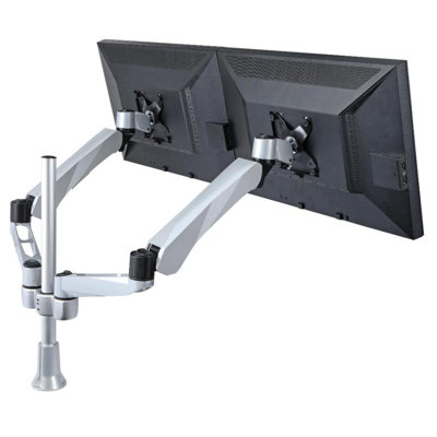 Cotytech Expandable Dual Monitor Desk Mount Spring Arm Quick Connect