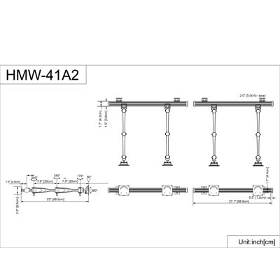 Cotytech Wall Mount for Four Monitors Double Arm