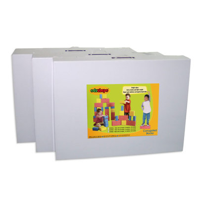 edushape Corrugated Toy Blocks Set