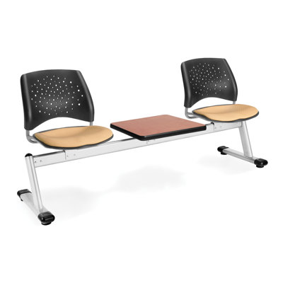 OFM Stars and Moon Three Chair Beam Seating with Table