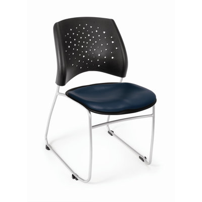 OFM Star Stack Chair Vinyl Seat