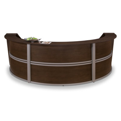 OFM Reception Furniture Triple Unit Curved Station