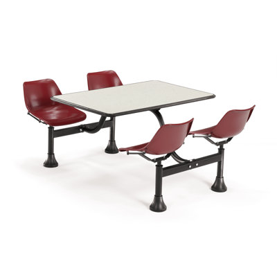 OFM Group/Cluster Table and Chairs 71" x 48" Picnic Table