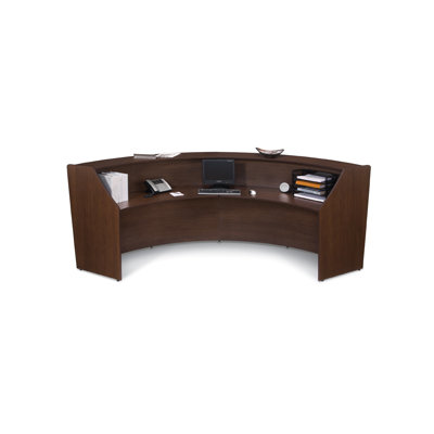 OFM Reception Furniture Double Unit Curved Station