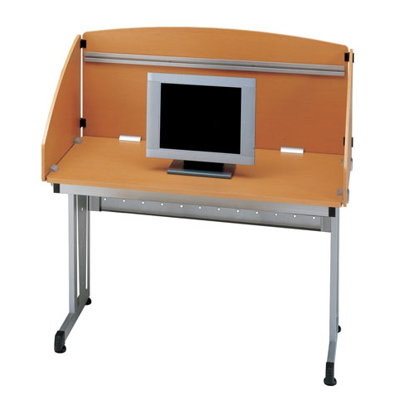 OFM Study Carrel Modular Computer/Privacy Table