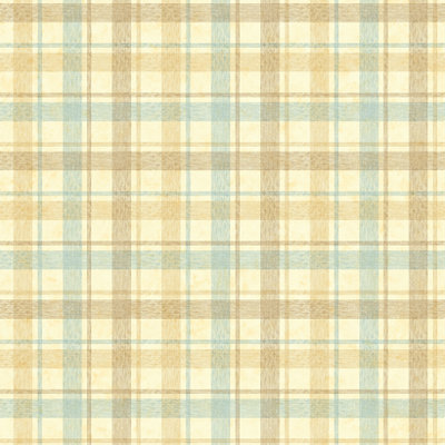 York Wallcoverings York Kids IV Woven Plaid Wallpaper