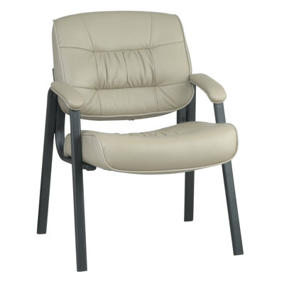 Office Star Products Visitors Leather Chair