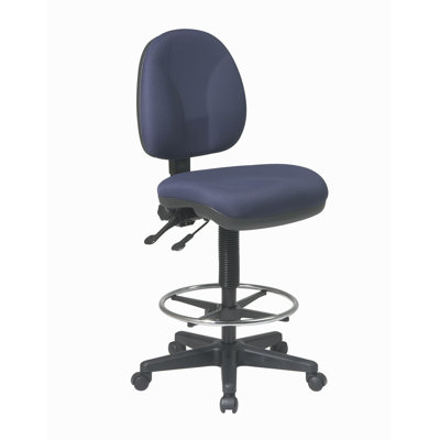 Office Star Products Height Adjustable Drafting Chair with Footring