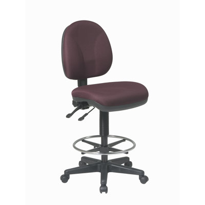 Office Star Products Height Adjustable Drafting Chair with Footring