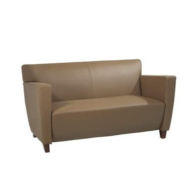 Office Star Products Leather Love Seat