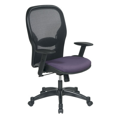 Office Star Products Air Grid Back and Fabric Seat Managerial Chair
