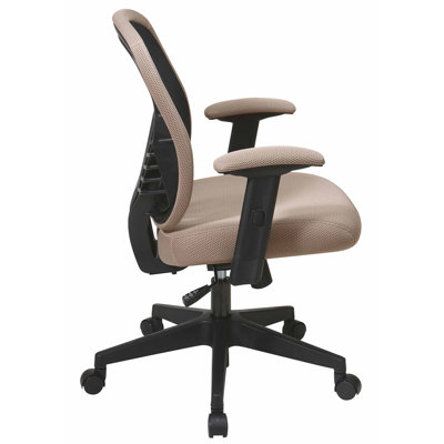 Office Star Products Space Seating Mid-Back Mesh Managerial Chair with DuraGrid